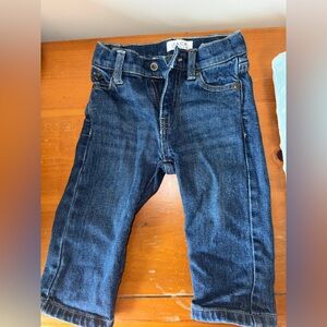 Janie and Jack Dark Blue Straight Denim Jeans 12-18M